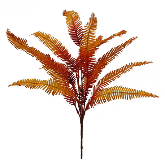 Vibrant 55cm Faux Autumn Fern - No Maintenance, Perfect for Any Space! - plants - express.com
