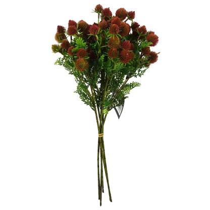 Vibrant 55cm Red Craspedia Stem - Realistic Artificial Floral Accent - plants - express.com