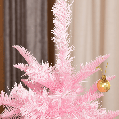Vibrant 5FT Pink Artificial Christmas Tree - Auto Open for Festive Decor! - plants - express.com