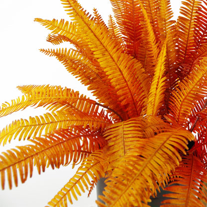 Vibrant 6 - Pack Artificial Autumn Fern Bush - No Maintenance, Perfect for Home Decor - plants - express.com