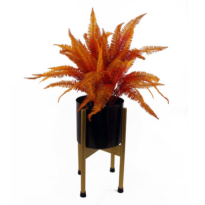 Vibrant 6 - Pack Artificial Autumn Fern Bush - No Maintenance, Perfect for Home Decor - plants - express.com