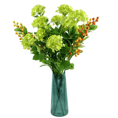 Vibrant 6 - Pack Artificial Viburnum Sprays - 70cm Silk Flower Stems - plants - express.com