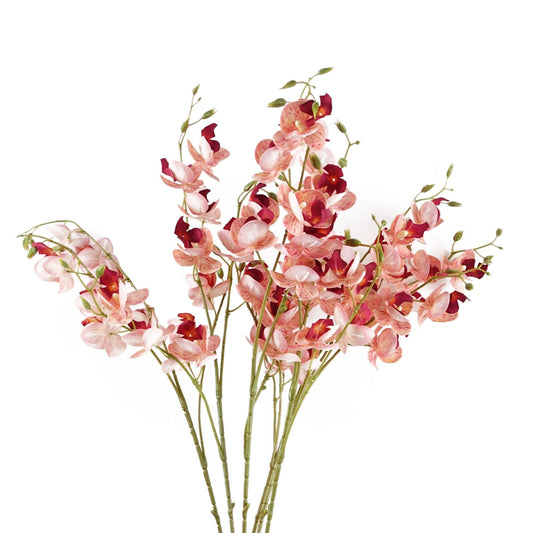 Vibrant 6 - Pack of 80cm Pink Mini Orchid Stems for Stunning Arrangements - plants - express.com