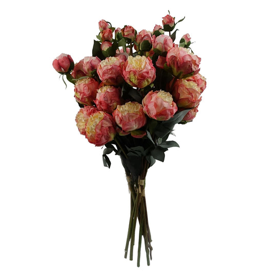 Vibrant 6 - Pack Pink Peony Artificial Stems – Bouquets Made Easy! - plants - express.com
