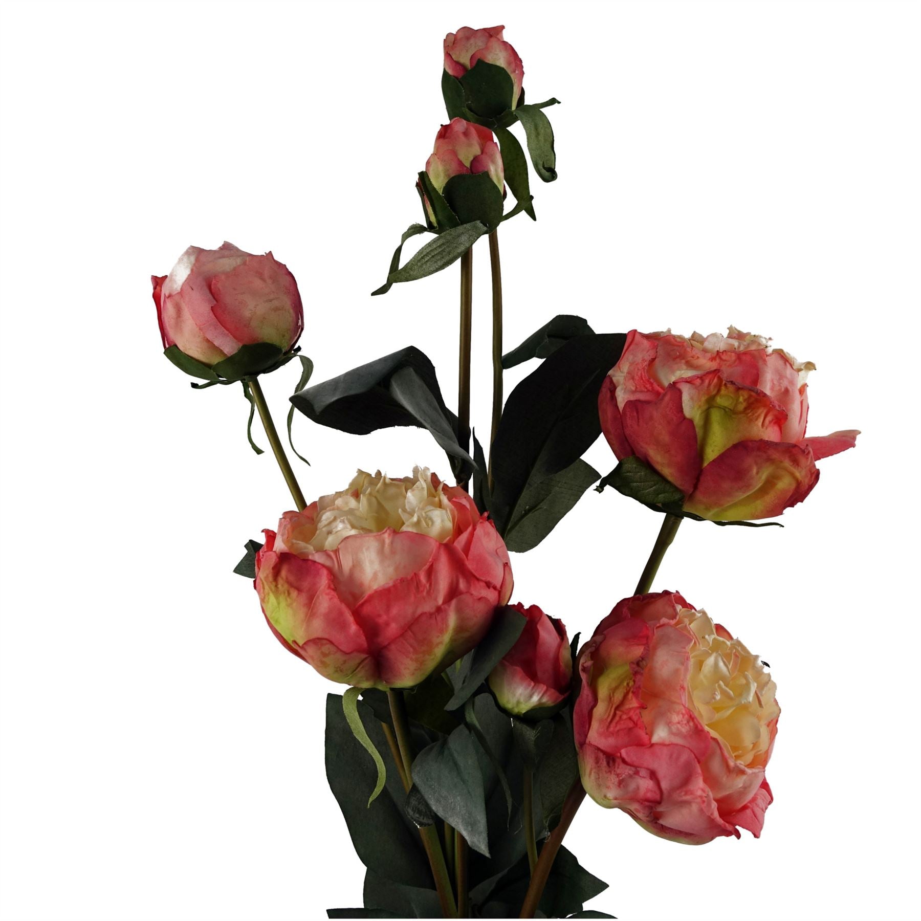 Vibrant 6 - Pack Pink Peony Artificial Stems – Bouquets Made Easy! - plants - express.com