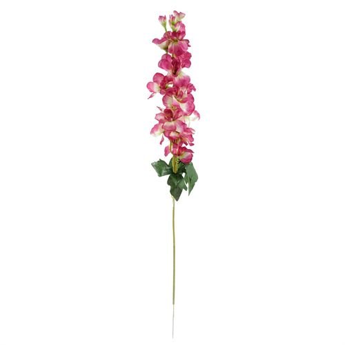 Vibrant 70cm Dark Pink Delphinium & Fern Floral Arrangement with Glass Vase - plants - express.com