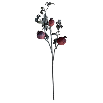 Vibrant 75cm Artificial Pomegranate Stem - Lifelike Decor for Any Setting - plants - express.com