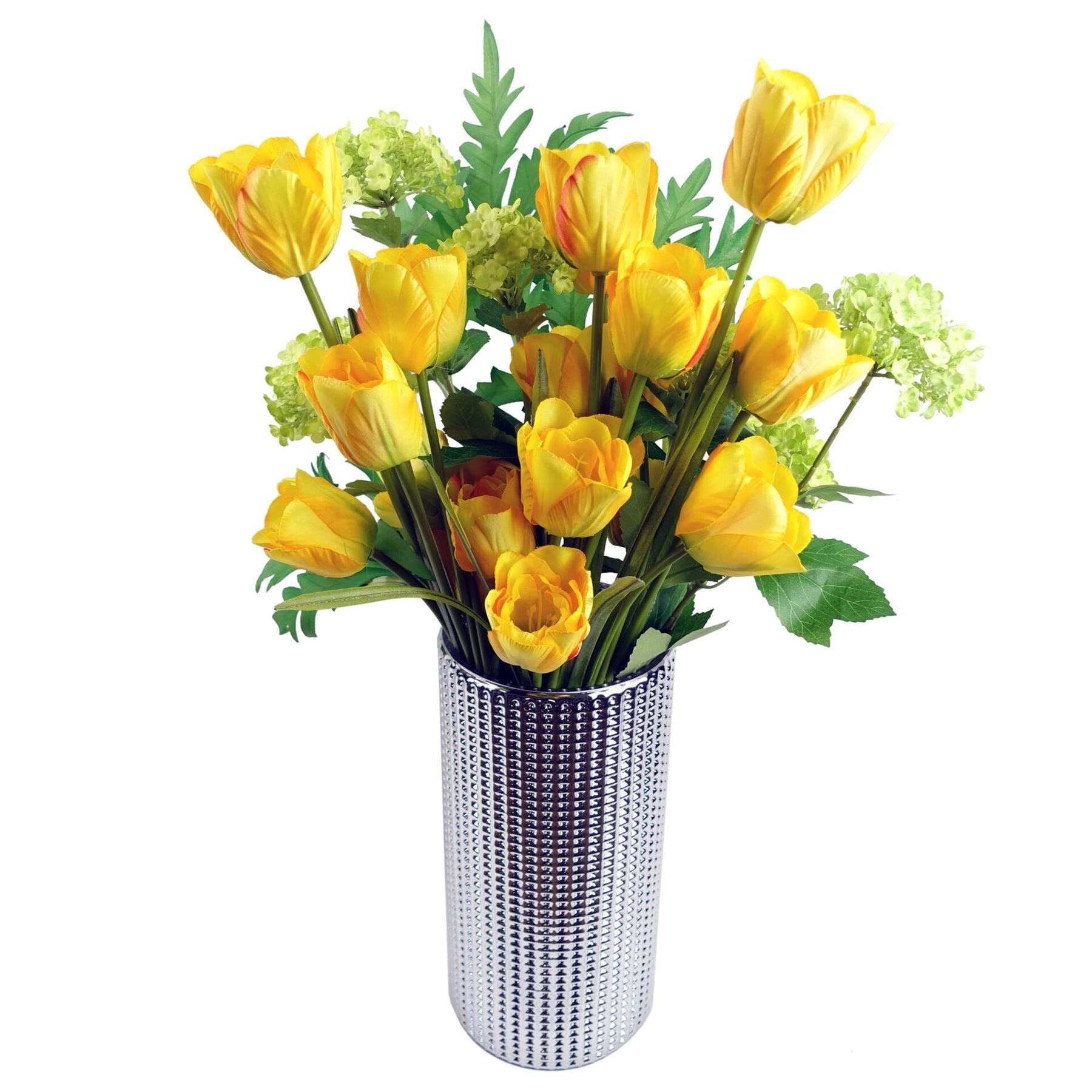Vibrant 80cm Yellow Silk Tulip Stem - Perfect for Any Floral Arrangement! - plants - express.com