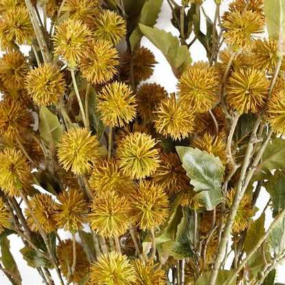 Vibrant 85cm Yellow Craspedia Stem - Realistic Floral Décor for Any Arrangement - plants - express.com
