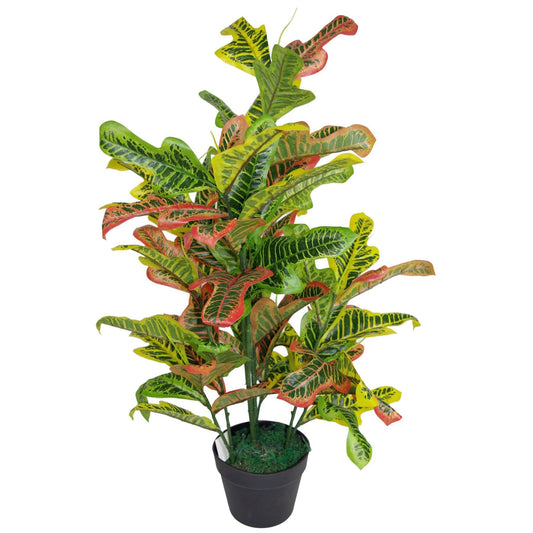 Vibrant 90cm Artificial Codiaeum - Lifelike Tropical Charm for Your Home - plants - express.com