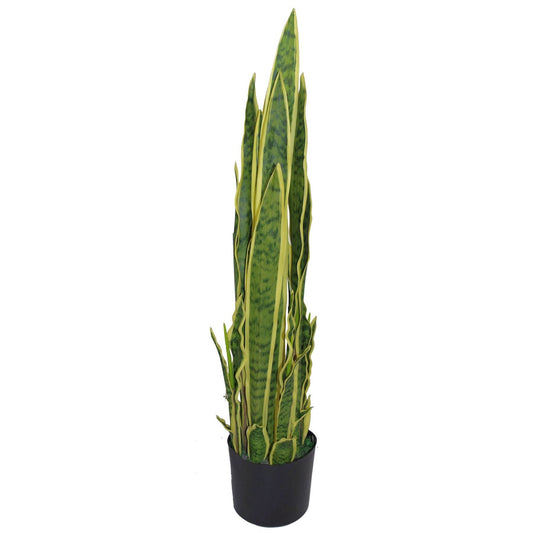 Vibrant 90cm Sansevieria Trifasciata - Lush Indoor Artificial Plant - plants - express.com