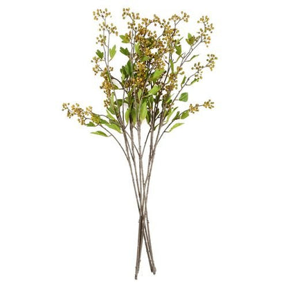 Vibrant 90cm Yellow Berry Stems - Set of 6 for Stunning Floral Arrangements! - plants - express.com