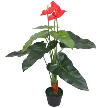 Vibrant Artificial Hydrangea Plant - 60cm Blue Fabric Flowers in Stylish Pot - plants - express.com