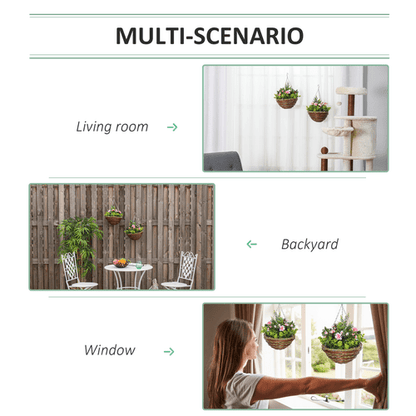 Vibrant Pack of 2 Artificial Lisianthus Hanging Planters - Effortless Elegance - plants - express.com