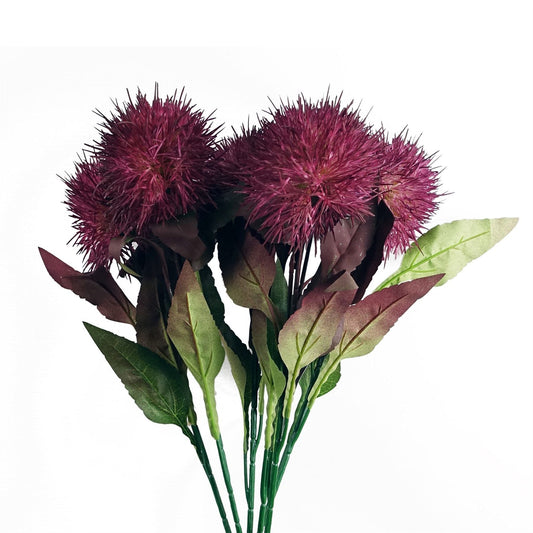 Vibrant Pack of 6 Purple Globe Thistle Stems for Stunning Arrangements! - plants - express.com