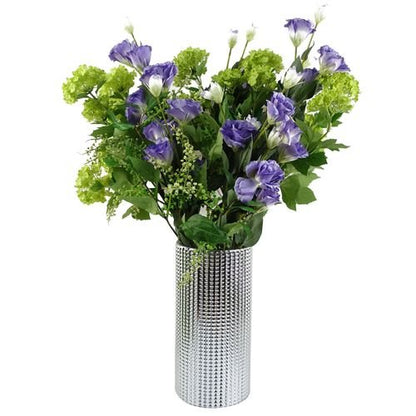 Vibrant Pack of 6 Purple Wild Rose Stems - 36 Beautiful Silk Flowers! - plants - express.com