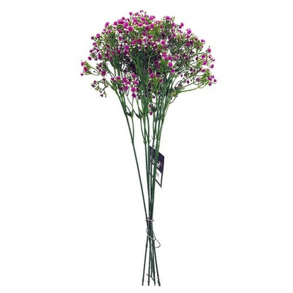 Vibrant Pink Gypsophila Stem Set - Pack of 6, 55cm Floral Decor Delights! - plants - express.com