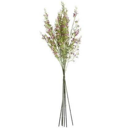 Vibrant Purple Artificial Flower Stems - Pack of 6, 100cm Beautiful Decor - plants - express.com