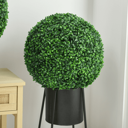 Vibrant Set of 2 UV - Protected Artificial Topiary Balls for Year - Round Beauty - plants - express.com