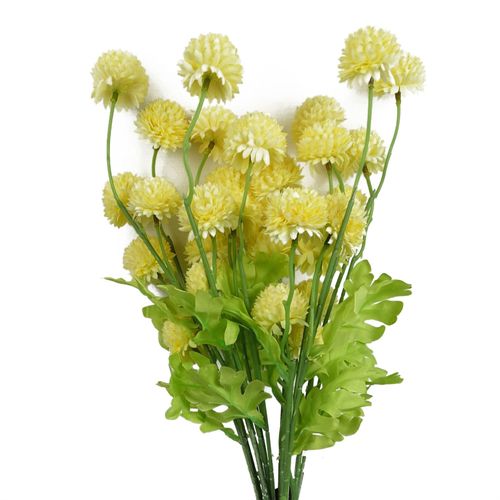 Vibrant Yellow Dahlia Pompom Stems - Pack of 6 for Stunning Decor - plants - express.com