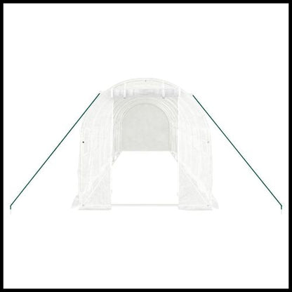 vidaXL 4m² Greenhouse - Durable Steel Frame for Hobby Gardening Enthusiasts - plants - express.com