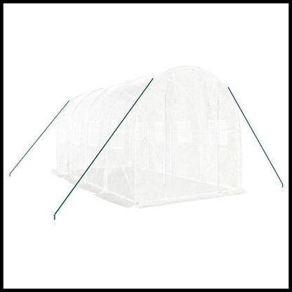 vidaXL 4m² Greenhouse - Durable Steel Frame for Hobby Gardening Enthusiasts - plants - express.com