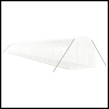 vidaXL 4m² Greenhouse - Durable Steel Frame for Hobby Gardening Enthusiasts - plants - express.com