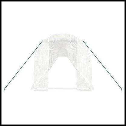 vidaXL 4m² Greenhouse - Durable Steel Frame for Hobby Gardening Enthusiasts - plants - express.com