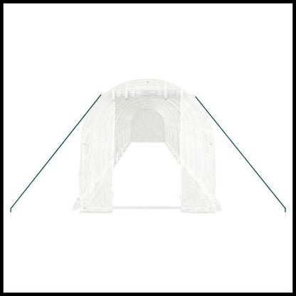 vidaXL 4m² Greenhouse - Durable Steel Frame for Hobby Gardening Enthusiasts - plants - express.com