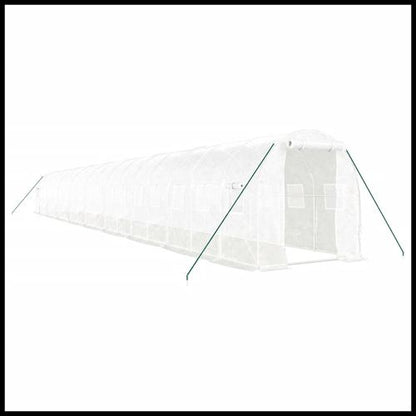 vidaXL 4m² Greenhouse - Durable Steel Frame for Hobby Gardening Enthusiasts - plants - express.com