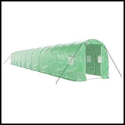 vidaXL 4m² Greenhouse - Durable Steel Frame for Hobby Gardening Enthusiasts - plants - express.com
