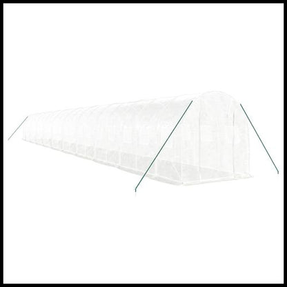 vidaXL 4m² Greenhouse - Durable Steel Frame for Hobby Gardening Enthusiasts - plants - express.com