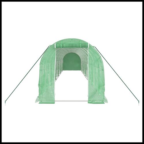 vidaXL 4m² Greenhouse - Durable Steel Frame for Hobby Gardening Enthusiasts - plants - express.com