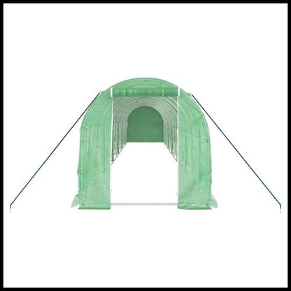 vidaXL 4m² Greenhouse - Durable Steel Frame for Hobby Gardening Enthusiasts - plants - express.com