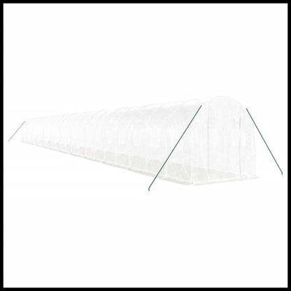 vidaXL 4m² Greenhouse - Durable Steel Frame for Hobby Gardening Enthusiasts - plants - express.com