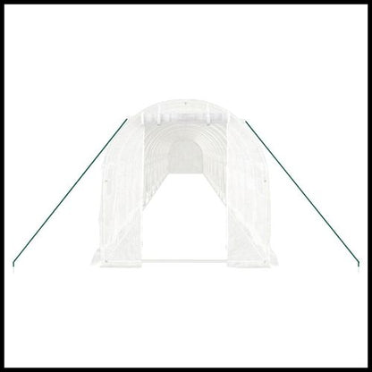 vidaXL 4m² Greenhouse - Durable Steel Frame for Hobby Gardening Enthusiasts - plants - express.com