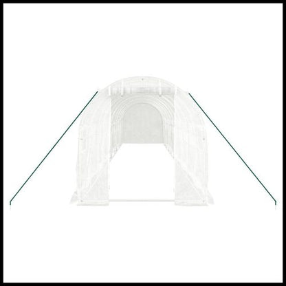 vidaXL 4m² Greenhouse - Durable Steel Frame for Hobby Gardening Enthusiasts - plants - express.com