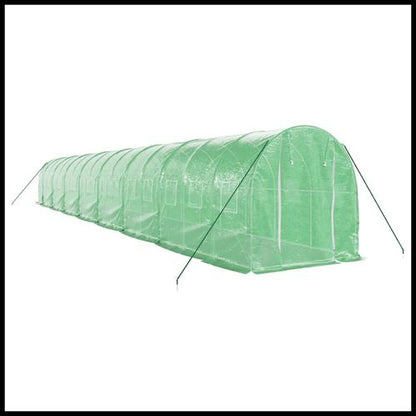 vidaXL 4m² Greenhouse - Durable Steel Frame for Hobby Gardening Enthusiasts - plants - express.com