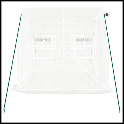vidaXL 4m² Greenhouse - Durable Steel Frame for Hobby Gardening Enthusiasts - plants - express.com
