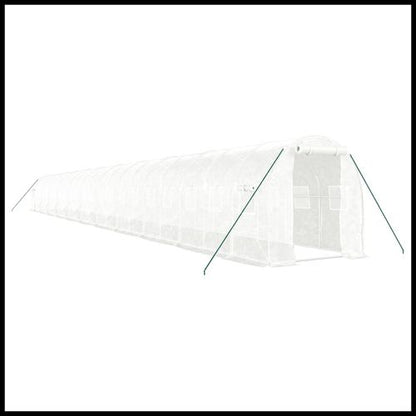vidaXL 4m² Greenhouse - Durable Steel Frame for Hobby Gardening Enthusiasts - plants - express.com