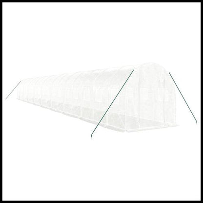vidaXL 4m² Greenhouse - Durable Steel Frame for Hobby Gardening Enthusiasts - plants - express.com