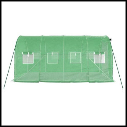 vidaXL 4m² Greenhouse - Durable Steel Frame for Hobby Gardening Enthusiasts - plants - express.com