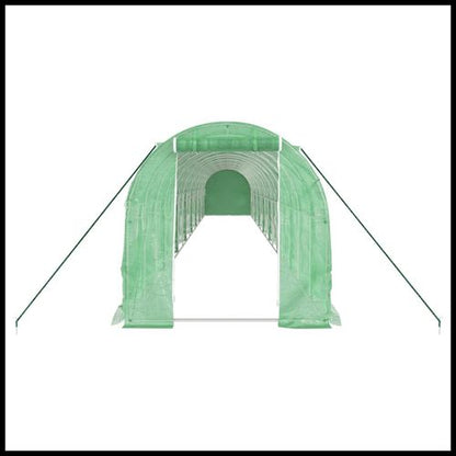 vidaXL 4m² Greenhouse - Durable Steel Frame for Hobby Gardening Enthusiasts - plants - express.com
