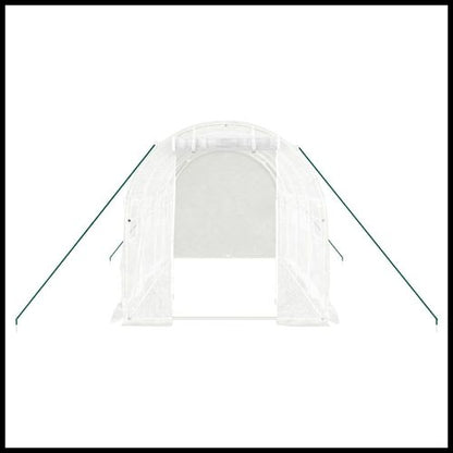vidaXL 4m² Greenhouse - Durable Steel Frame for Hobby Gardening Enthusiasts - plants - express.com