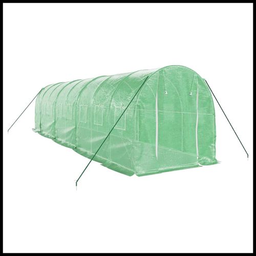 vidaXL 4m² Greenhouse - Durable Steel Frame for Hobby Gardening Enthusiasts - plants - express.com