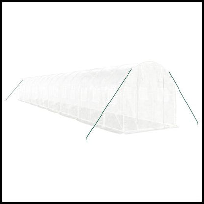 vidaXL 4m² Greenhouse - Durable Steel Frame for Hobby Gardening Enthusiasts - plants - express.com