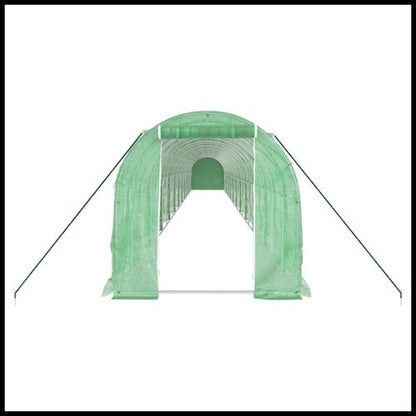 vidaXL 4m² Greenhouse - Durable Steel Frame for Hobby Gardening Enthusiasts - plants - express.com