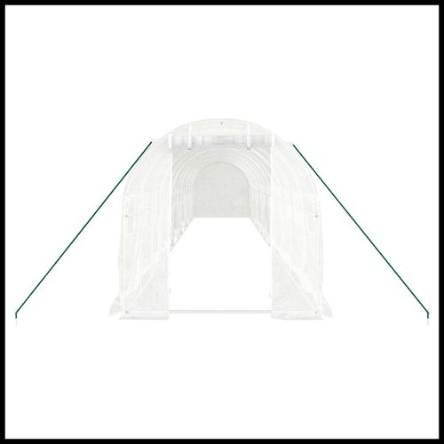 vidaXL 4m² Greenhouse - Durable Steel Frame for Hobby Gardening Enthusiasts - plants - express.com