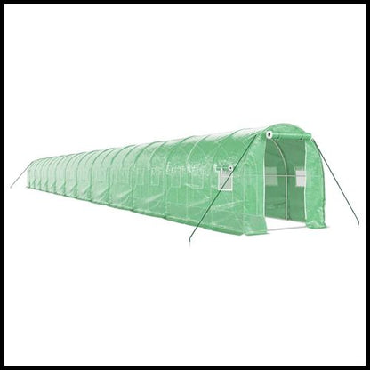 vidaXL 4m² Greenhouse - Durable Steel Frame for Hobby Gardening Enthusiasts - plants - express.com