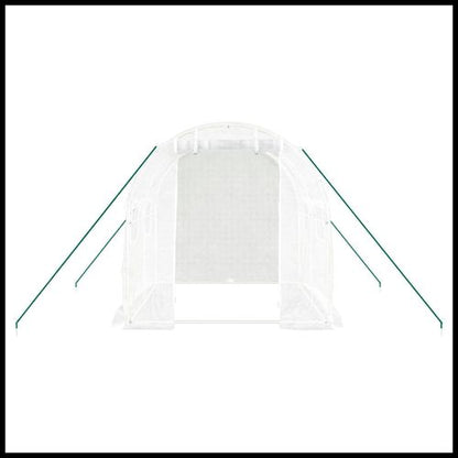 vidaXL 4m² Greenhouse - Durable Steel Frame for Hobby Gardening Enthusiasts - plants - express.com